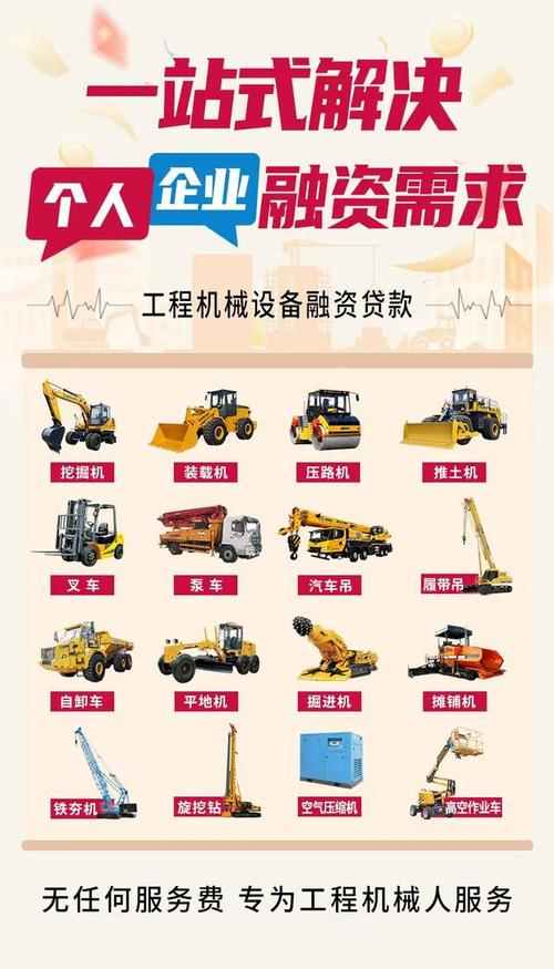 凿岩几掘进机机械等那么哪些工程机械设备可以做工程机械融资租赁呢?